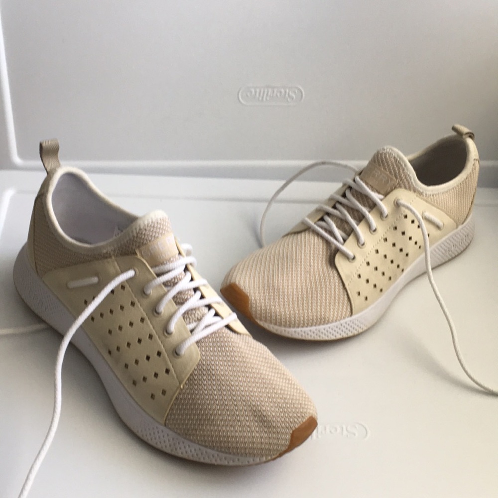 Sperry suede knitted sneakers